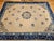 Textile Antique Chinese Peking Rug, Hand-Knotted Wool, Floral Design, Ivory, 9' x 12' For Sale - Image 7 of 18