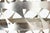 Metal 1980s Brushed Aluminum Mid-Century Fixture For Sale - Image 7 of 9