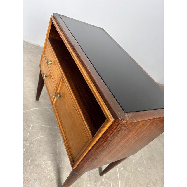 Wood Bedside Tables by Paolo Buffa, 1950s, Set of 2 For Sale - Image 7 of 9