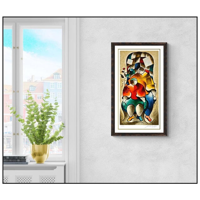 Message us to inquire about custom framing options! (Included for free with every purchase) The artwork here, "Harmony in...
