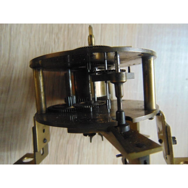 Vintage Wall-Mounted Wooden Clock from D.C. For Sale - Image 14 of 17