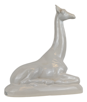 Ceramic Giraffe from Saint Clément, 1980s