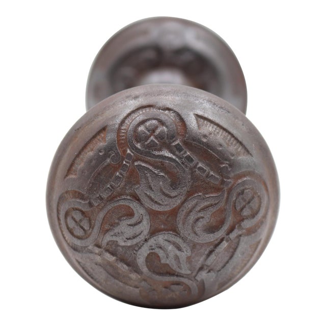 Cast Iron Taylor & Boggis Vernacular Door Knobs For Sale