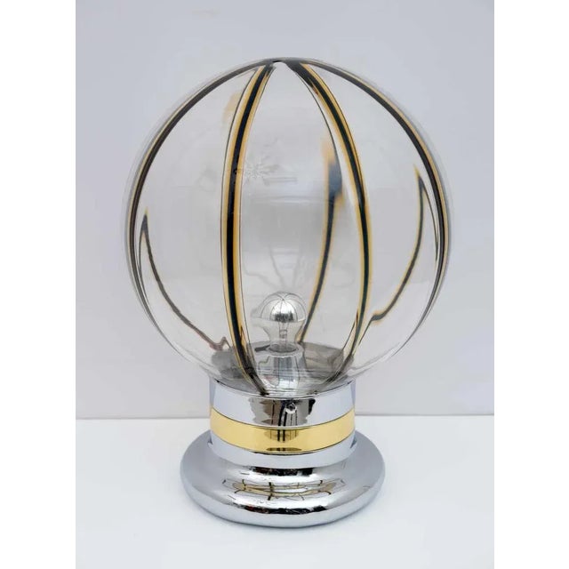 Mid-Century Modern Italian Sugar Toni Table Lamp in Murano Glass, 1970 For Sale - Image 10 of 10