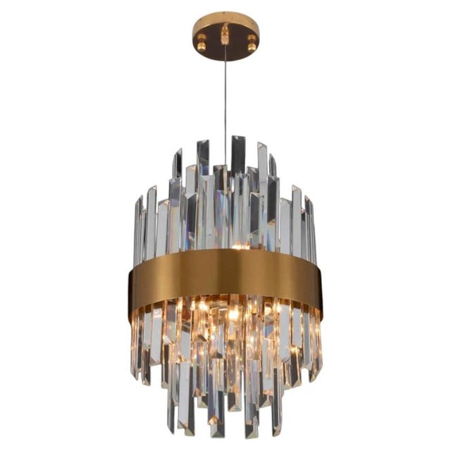 Collection Minerva Chandelier in Metal and Crystal by Jago For Sale - Image 17 of 17