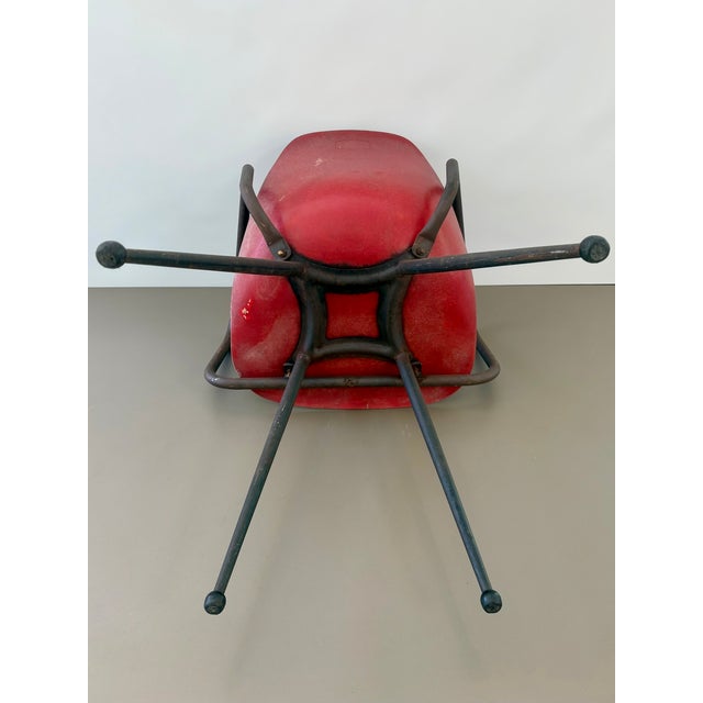 Red Ladybug Armchair by René Jean Caillette, 1950s For Sale - Image 8 of 9
