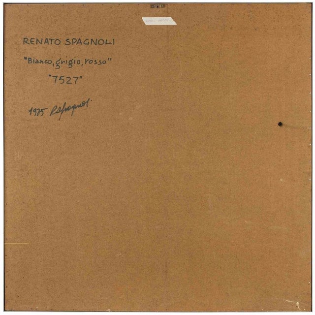 7527 is an artwork made by the Italian artist Renato Spagnoli (Livorno, 1928-Livorno, 2019) in 1975. Mixed media Hand...