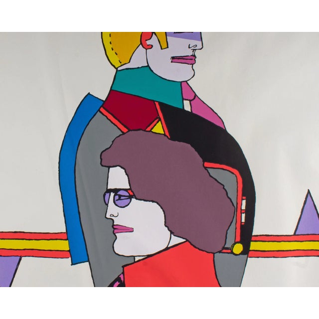 1973 “Changing Sexuality” Serigraph Print Signed by Richard Lindner For Sale In Indianapolis - Image 6 of 11
