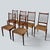 Vintage Danish MK200 Dining Chairs by Arne Hovmand-Olsen, Set of 6 For Sale - Image 4 of 11