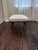 Wood Crate & Barrel Cavett Wood Accent Chair & Ottoman — Excellent Condition For Sale - Image 7 of 15