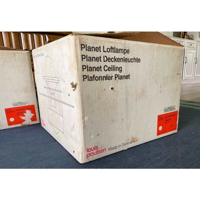 Metal Louis Poulsen Saturn Maxi Planet Flush Mount Light For Sale - Image 7 of 8