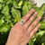 Art Deco Heart Emerald and Diamond Statement Cocktail Ring in 18k Gold Size 4 For Sale - Image 3 of 18
