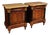 20th-Century Italian Bedside Tables with Marble Top, 1970s, Set of 2 For Sale