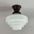 This Art Deco flush mount has been designed and manufactured in Sweden in the 1940s. The light features a classic stepped...