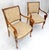 Pair of Regency Style Carved Open Arm Fireside Lounge Chairs For Sale - Image 12 of 12
