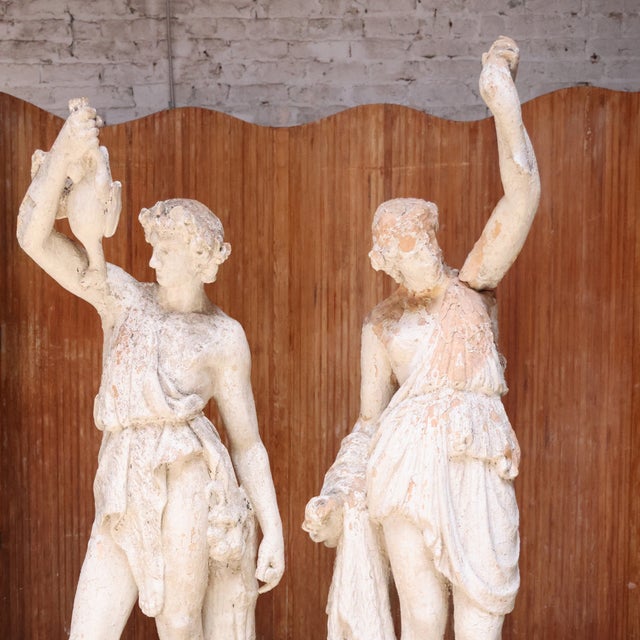 19th Century Apollo and Artemis Sculptures- Set of 2 For Sale - Image 4 of 5