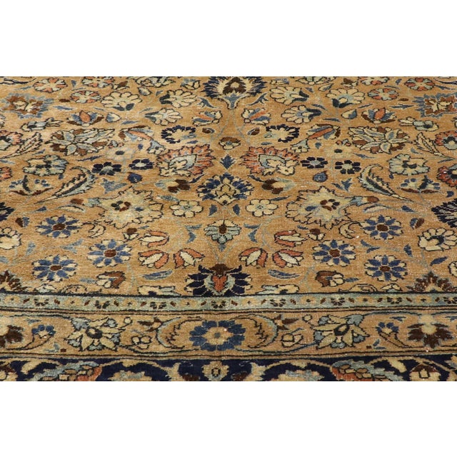 Antique Persian Mashhad Rug, 11'08 X 17'09 For Sale In Dallas - Image 6 of 10