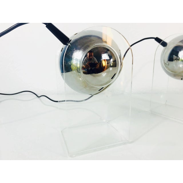 Mid-Century Modern 1968 Gino Sarfatti Table Lamps Model 540P for Arteluce, Italy - Set of 2 For Sale - Image 3 of 9