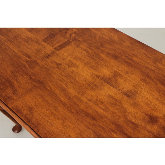 Eldred Wheeler Tiger Maple Lowboy Dressing Table For Sale - Image 14 of 18