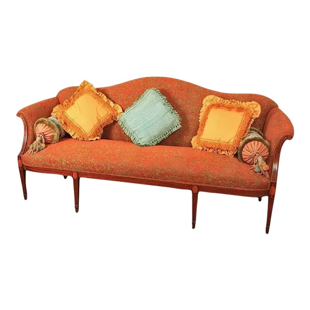 Federal Mahogany Inlaid Sofa For Sale