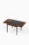 Carlo Jensen Dining Table in Rosewood and Black Leather by Carlo Jensen, 1960s For Sale - Image 4 of 12