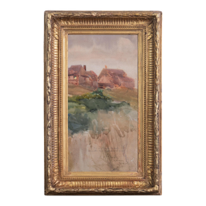 'Landscape' by Rhoda Holmes Nicholls, New York, Boston Art Club, London, American Watercolor Society, National Academy of Design, Benezit