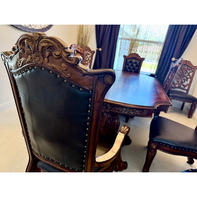 Acme Attributed Vendome Double Pedestal Dining Table For Sale - Image 11 of 18