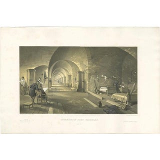 W. Simpson, Illustration of Fort Nicholas,, Crimean War, 1855, Print For Sale