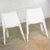 White Vintage Modern White Molded Plastic Chairs Style of Kartell 4850 by Castiglioni Et Al - a Pair For Sale - Image 8 of 13