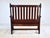 Brown Stickley Brothers Mission Oak Bench Settee Slat Back Barley Twist Legs For Sale - Image 8 of 11