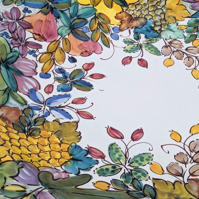 Rampini Radda Ceramics Large Serving Platter For Sale In San Francisco - Image 6 of 6