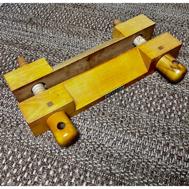 Mid-Century Modern Vintage Professional Bookbinding Block Finishing Press | by Dryad, Leicester England For Sale - Image 3 of 12