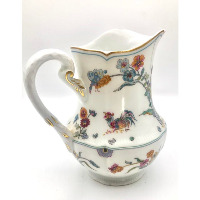 Vintage Haviland Golden Quail 20oz Pitcher Limoges France Aux Cailles