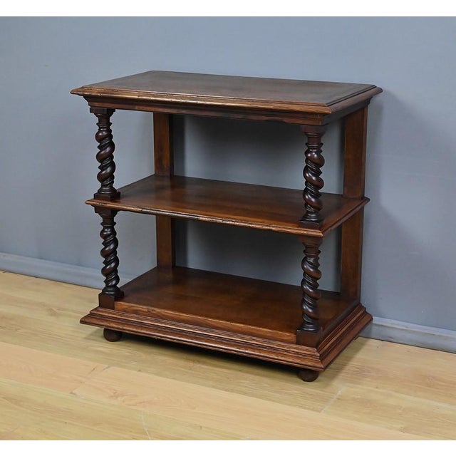 Louis XIII Style Oak Side Table, Early 20th Century For Sale - Image 3 of 14