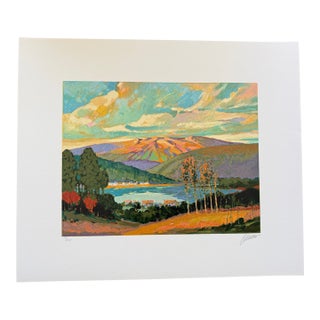 Max Hayslette Sunrise Suite II Signed Serigraph For Sale