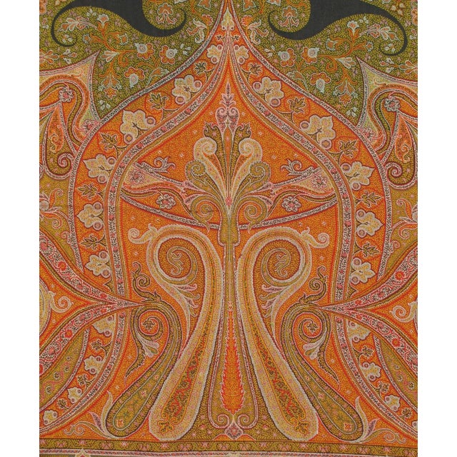 Islamic Keivan Woven Arts Early 20th Century Paisley Shawl For Sale - Image 3 of 9