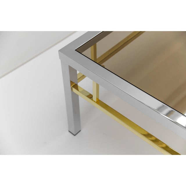 Square Bicolor Coffee Table, 1970s For Sale - Image 6 of 9