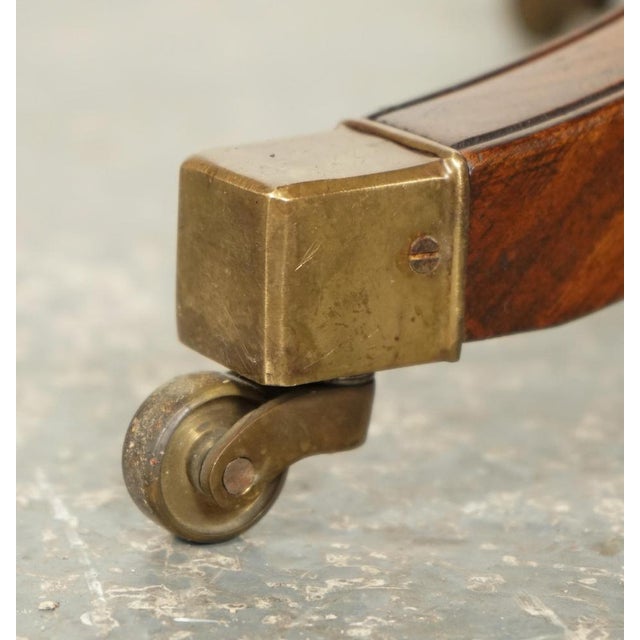 Revolving Military Campaign Regency Drum Side End Table from Bevan Funnell For Sale - Image 11 of 16