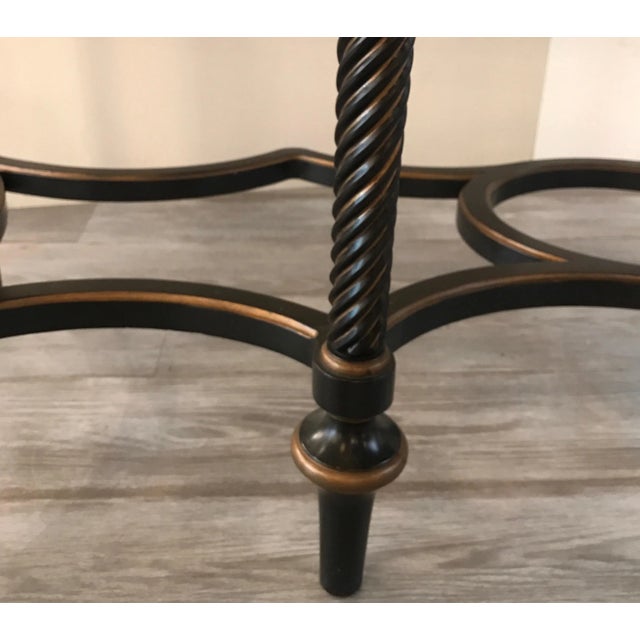 Hand Painted Chinoiserie and Faux Marble Top Console For Sale - Image 12 of 13