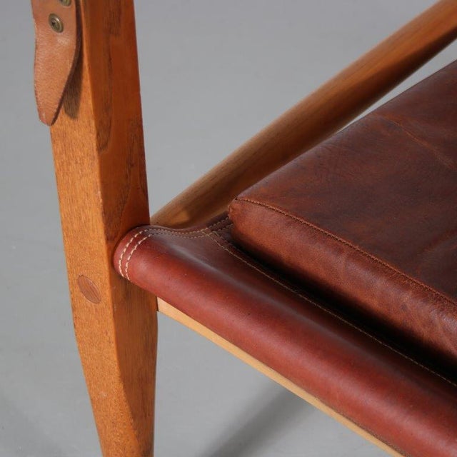 Safari Chair by Kaare Klinkt for Rud Rasmussen, Denmark, 1950s For Sale - Image 11 of 15