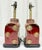Stunning Vintage Chinoiserie Tang Suit Design Red Table Lamps - A Pair For Sale - Image 4 of 11