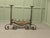 Very Large Heavy Iron Andirons, Fire Grate This is a very Large pair of French andirons, we have matched them with a fire...