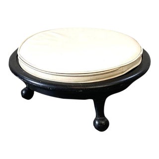 Vintage Mid Century Ottoman Footrest For Sale