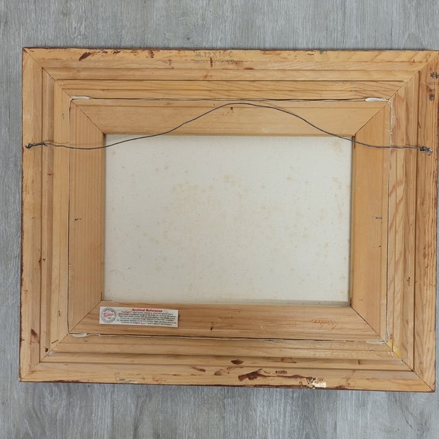 H. LaRoche New England Seascape Oil on Canvas, Framed For Sale In Raleigh - Image 6 of 6