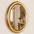 Italian Oval Giltwood Mirror with Gold Leaf Finish, 1850 For Sale - Image 6 of 6