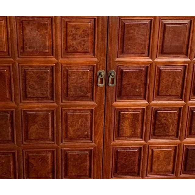 1960s Vintage Chinese Rosewood Oriental Wine Bar or Cocktail Cabinet For Sale - Image 5 of 13