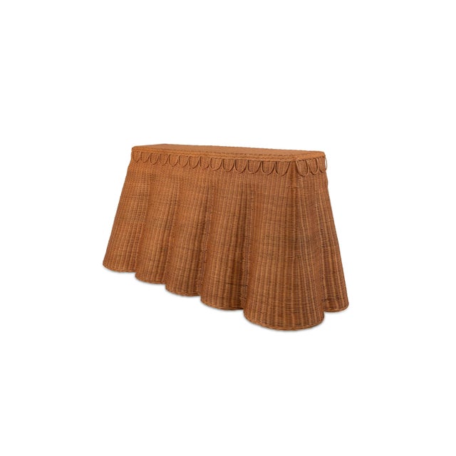 Featuring Sharland England’s signature braiding and loops, the Adeline console table is sophisticated and yet still cosy....