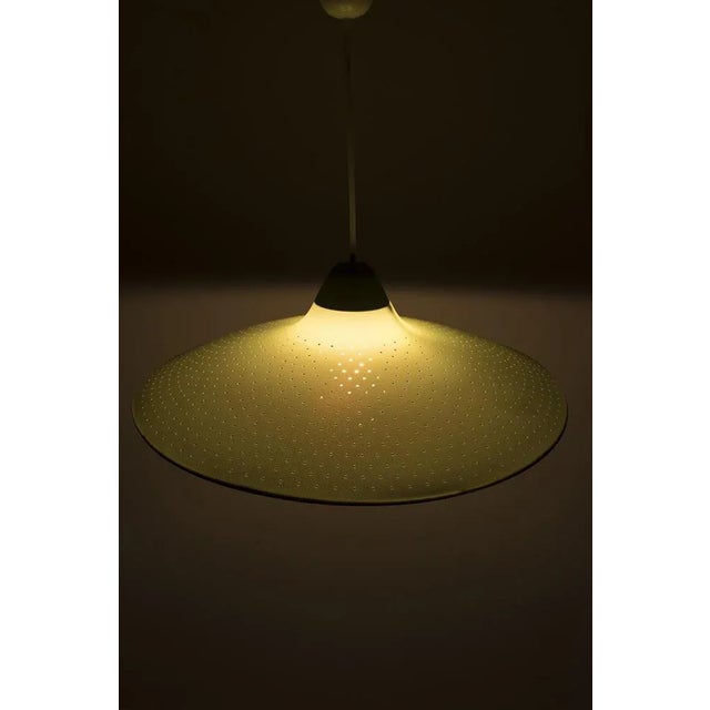 Green Vintage Pendant Light, 1950s For Sale - Image 8 of 10