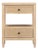 Bristol Park Whitewashed Oak Wood Open Nightstand For Sale