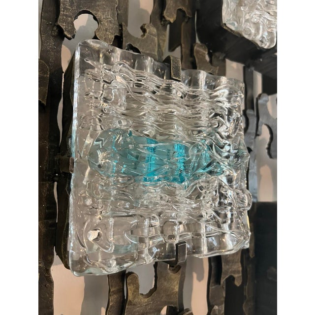 Brutalist Wall-Mounted Lamp & Coat Rack Sculpture For Sale - Image 9 of 12